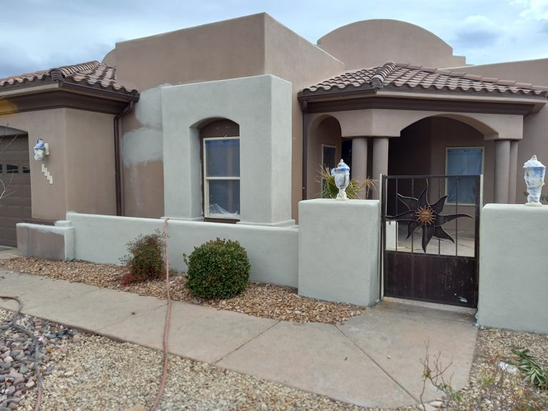 Stucco Repair Project in Las Cruces